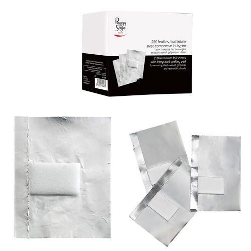 Feuilles aluminium avec compresse intégrée