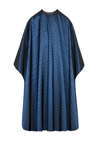DOTS Cape de coupe Fermeture 3-en-1 combinant VELCRO, CROCHET et BOUTON-PRESSION, Polyester respirant, hydrofuge 130 x 108cm