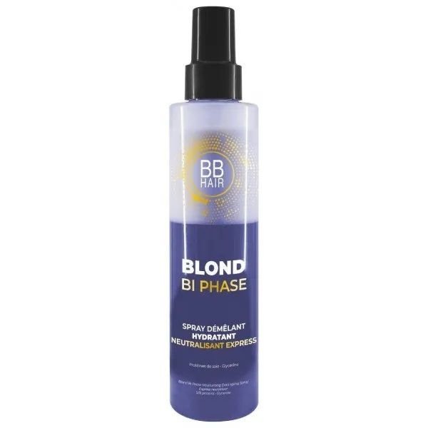 Spray Démêlant Biphase Blond Neutralisant BBHAIR 200ml