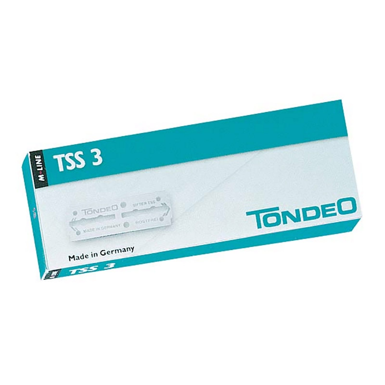 TONDEO Lames Inoxydables TSS 3 (62 mm) Boîte de 10 lames